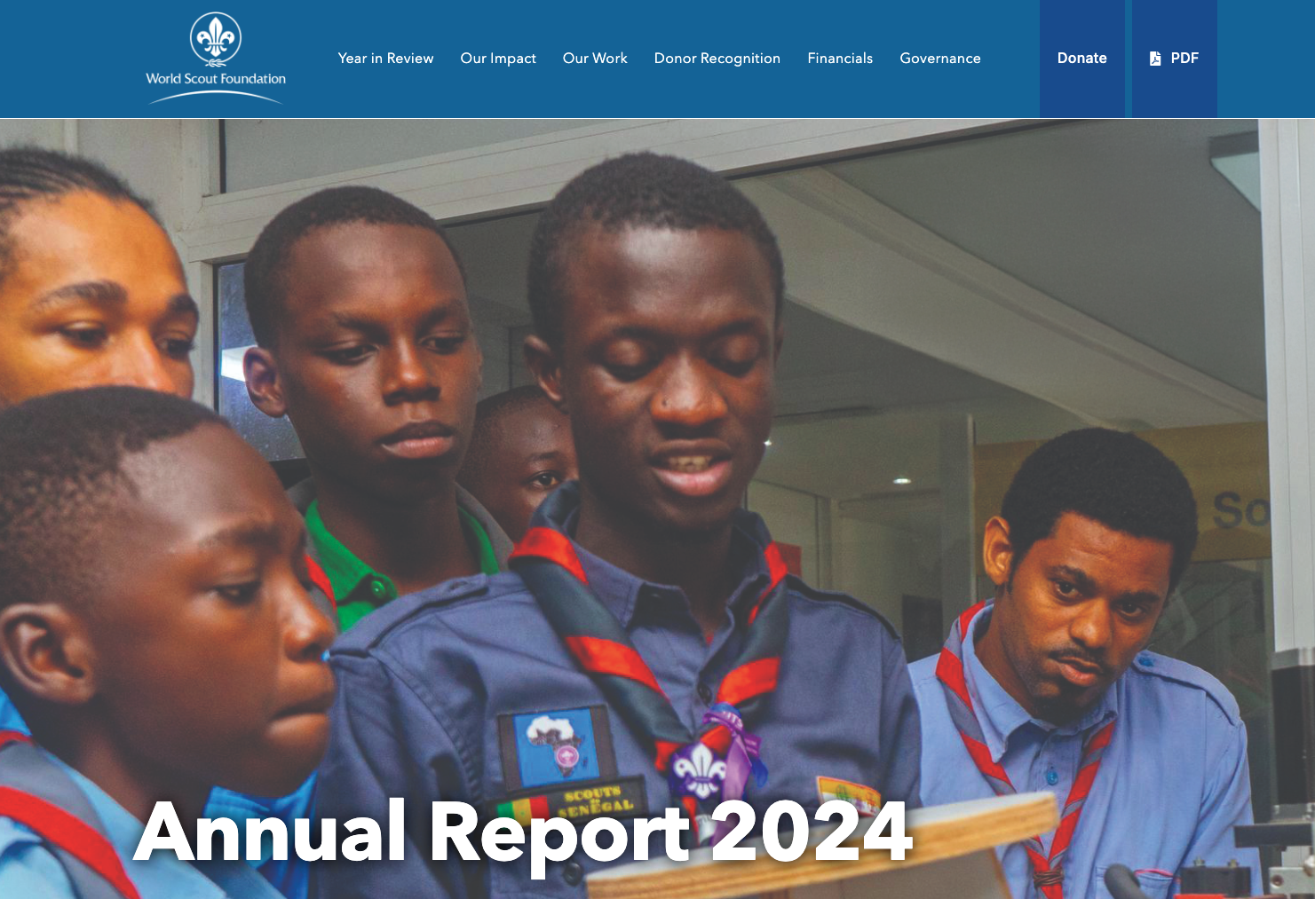World Scout Foundation Annual Report 2024