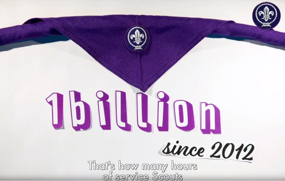 1 Billion Hours of Service by Scouts around the world