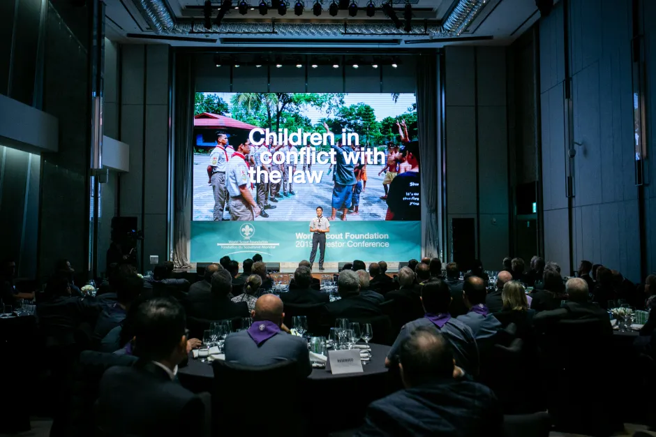 Junbert Pabon, Philippines, speaking at the WSF Investor Seminar