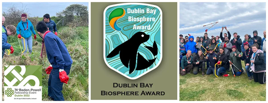 Dublin Bay Biosphere. Irish Scouts & YBPF Battle Buckthorn