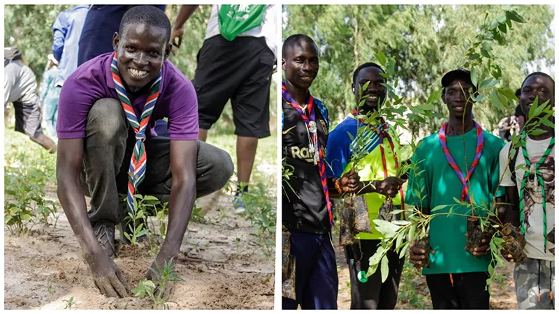Scouts from the Dakar area, Senegal