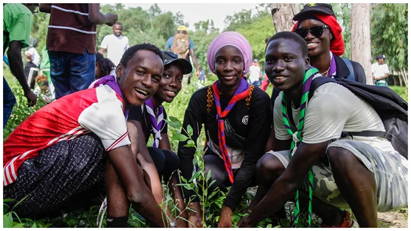 Scouts from the Dakar area, Senegal