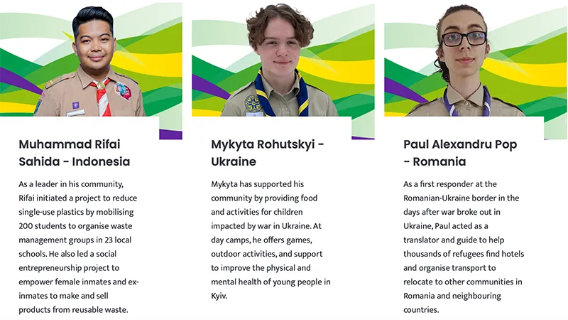 Meet the 2022 Messengers of Peace Heroes!