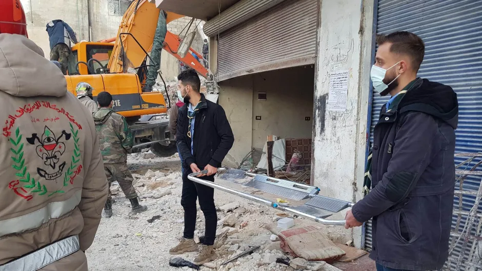 Scout solidarity in Türkiye and Syria