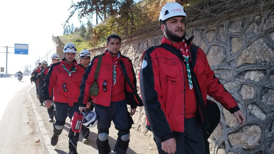 Scout solidarity in Türkiye and Syria