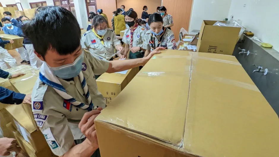 Scout solidarity in Türkiye and Syria