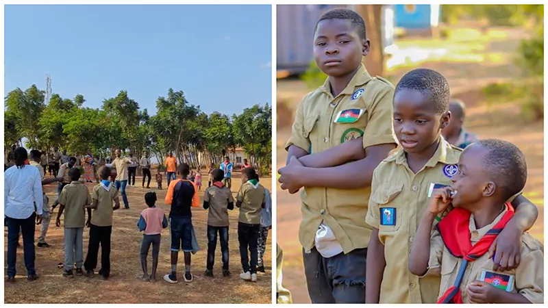 Scouting Helps Refugees in Malawi 