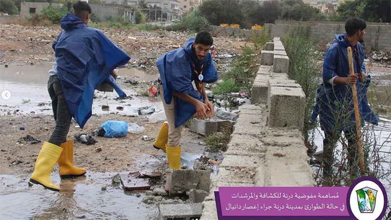 Emergency response: Scout aid for Morocco and Libya