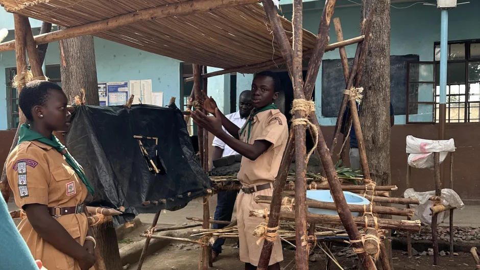Scout pioneering, Ringroad Scout Home, Nyalenda, Kisumu