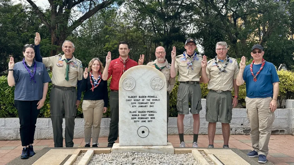 The grave of Lord and Lady Baden-Powell, Nyeri, Kenya