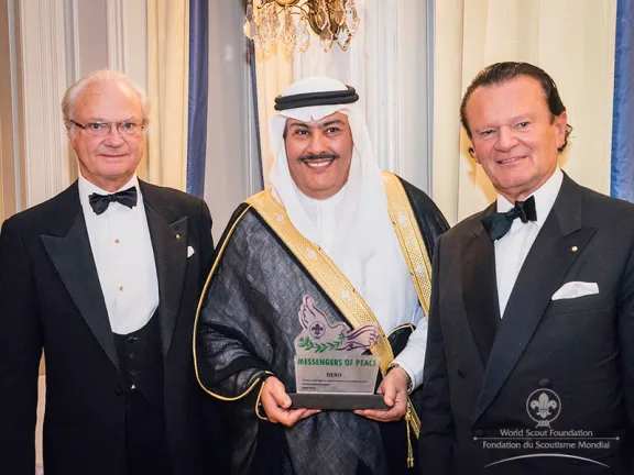 Saudi Ambassador to the UN receives the MoP Hero Award