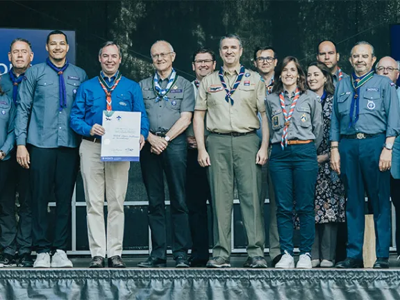 HRH Prince Guillaume of Luxembourg awarded Bronze Wolf