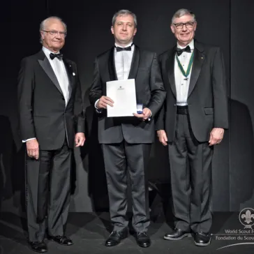 Mr Marek Fukas (SK) presented to His Majesty as a new BP Fellow