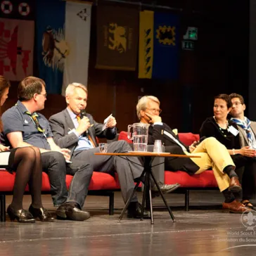 Panel discussion during the Value Based Leadership Seminar