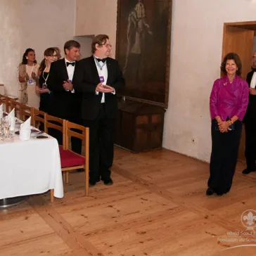Entrance of TM The King & Queen of Sweden, Fellowship Dinner Turku Castle