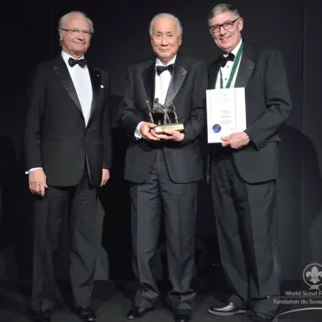 Mr Masaya Arao (JP) presented to His Majesty as a new International Circle member