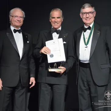 Count Hans-Eric von der Groeben (SE) presented to His Majesty as a new International Circle member