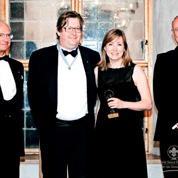 Göran Hagerdäl & Anna M Krabb (SE) presented as new members of the Benefactor C