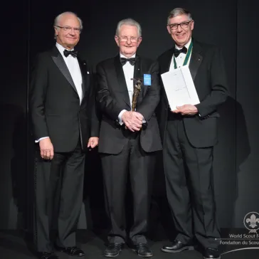 Mr Neil Westaway AM (AU) presented to His Majesty as a new Chairman Circle member