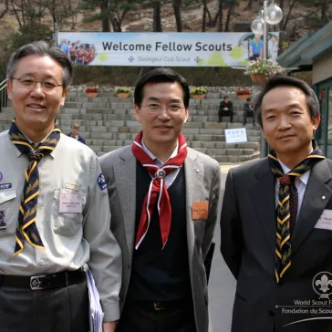 Danny Hong, Byung Soo Baik and Hi Moon Shin