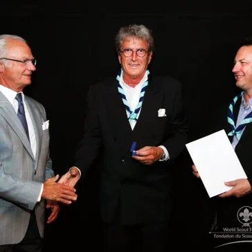 Mr Bo Hakonsson (SE) presented to His Majesty as new B-P Fellow.