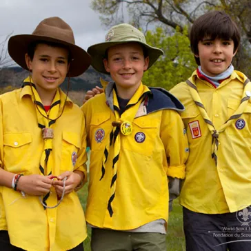 Some very happy Cub-Scouts!
