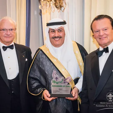 Saudi Ambassador to the UN receives the MoP Hero Award