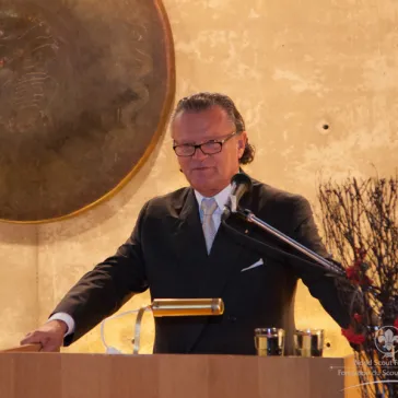 Welcome address of the new Chairman of the Foundation - Siegfried Weiser