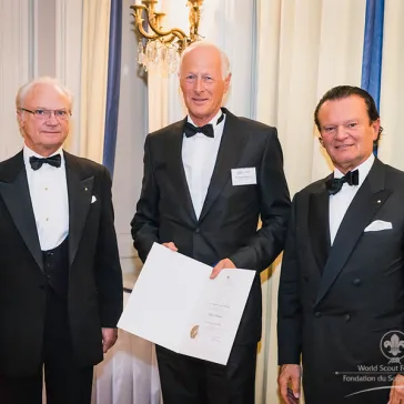 Mr Martin Bölsterli (CH) presented to His Majesty as a new BP Fellow