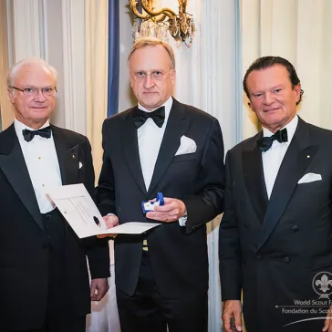 Mr Carl Magnus Ehrnrooth (FI) presented to His Majesty as a new BP Fellow