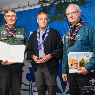 Mr Bruno Gimelli (CH) presented to His Majesty as a new BP Fellow