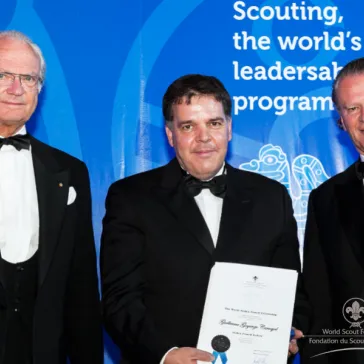 Mr Guillermo Goyarzu (MX) presented to His Majesty as a new BP Fellow