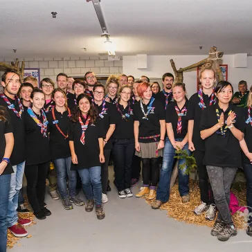 Scout Centre Staff that served the dinner
