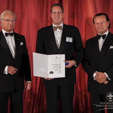 Mr Hans Henrik Klestrup (DK) presented to His Majesty as a new BP Fellow