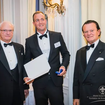 Mr Fabian Liechti (CH) presented to His Majesty as a new BP Fellow