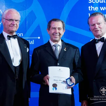 Mr Franciso Macias Valades (MX) presented to His Majesty as a new BP Fellow