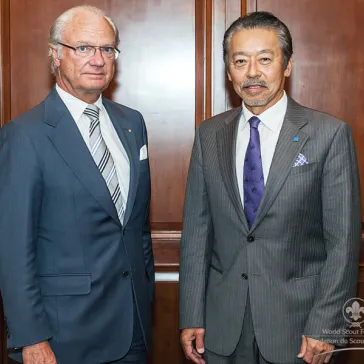 Official meeting with Mr Atsushi Horiba - Chairman, President & CEO of Horiba Ltd