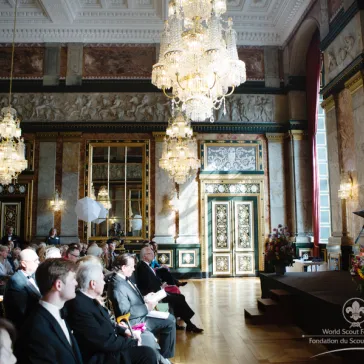 Her Royal Highness opening the Presentation Ceremony at Christiansborg Palace