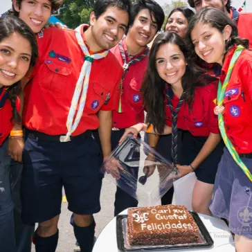 The cake for His Majesty's birthday