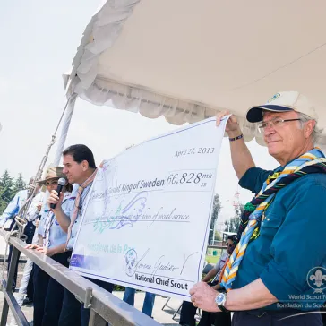 His Majesty's birthday present by the Scouts of Mexico