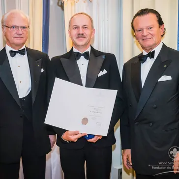 Mr Jens Peter Skovsgaard (DK) presented to His Majesty as a new BP Fellow