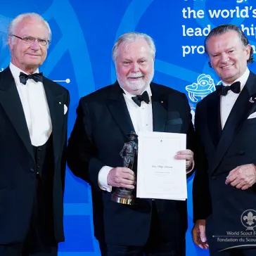 Mr Sven Philip Sörensen (SE) presented to His Majesty as Chairman Circle member