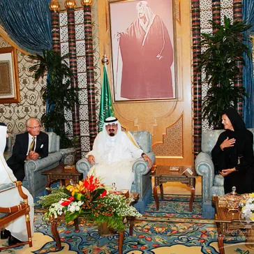 The Queen of Sweden is present as well