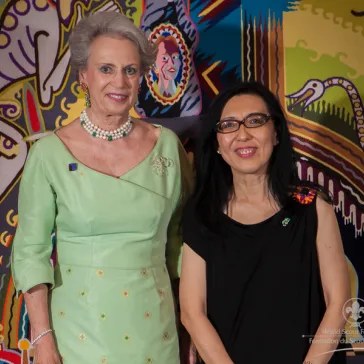 Dato Soo Keng Yeoh (WSF Board Member) is presented with the Princess Benedikte Award