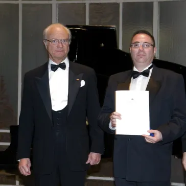 Dr Mario Diaz (ES) presented to His Majesty as new BP Fellow