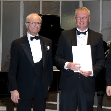 Mr Charles Parsons (ZA) presented to His Majesty as a new BP Fellow