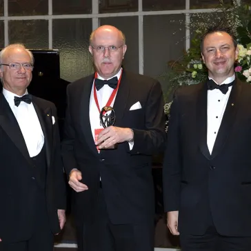 Dr David Jenny (CH) presented to His Majesty as new Benefactor Circle member