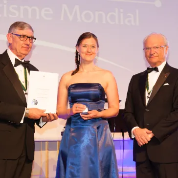 Ms Eva-Marie Johansson (SE) presented to His Majesty as new BP Fellow