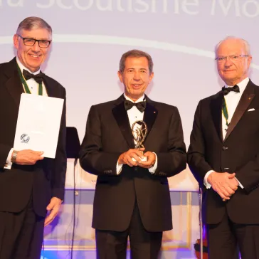 Mr Francisco Macias Valadez Trevino (MX) presented to His Majestey as new Benefactor Circle Member