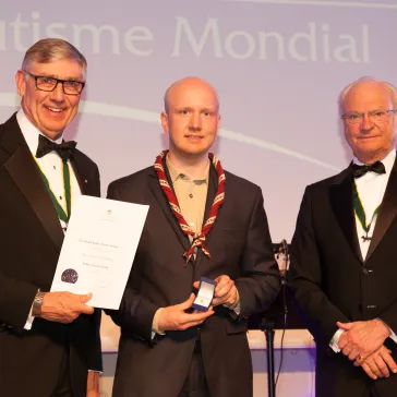 Mr Jan Hendrik Buchmann (DE) presented to His Majesty as new BP Fellow